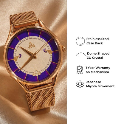 H'OURS MH15 OG | Women's Watch | Quartz Movement | Mesh Belt