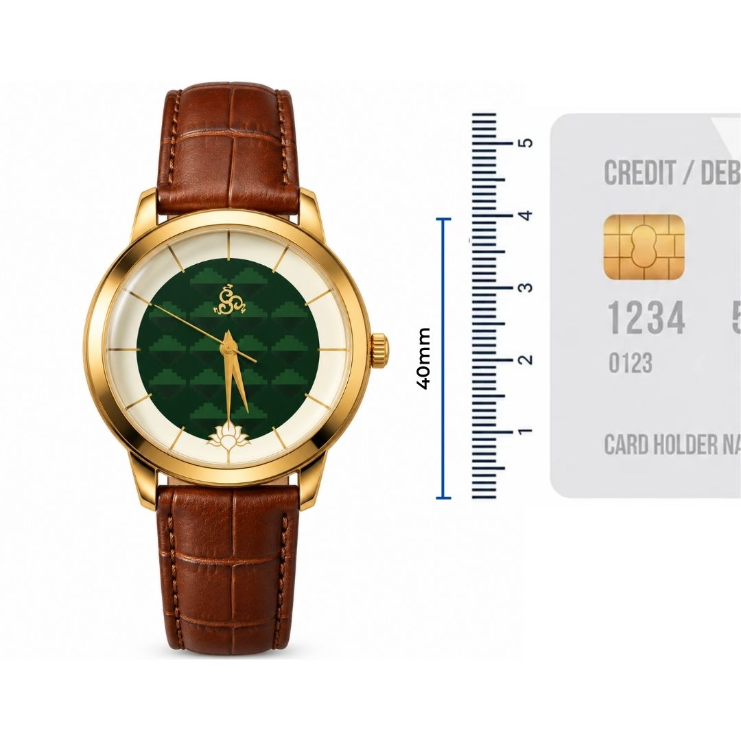 H'OURS MH15 | Men's Watch | Classic Leather Strap| Quartz Movement