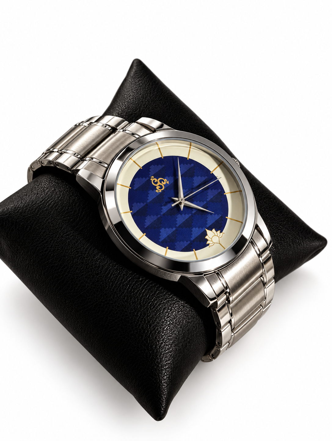 H'OURS MH15 | Men's Watch | Silver Bracelet | Quartz