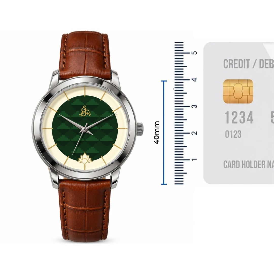 H'OURS MH15 | Men's Watch | Classic Leather Strap| Quartz Movement