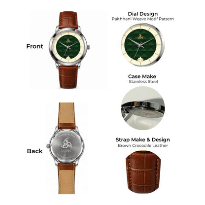 H'OURS MH15 | Men's Watch | Classic Leather Strap| Quartz Movement