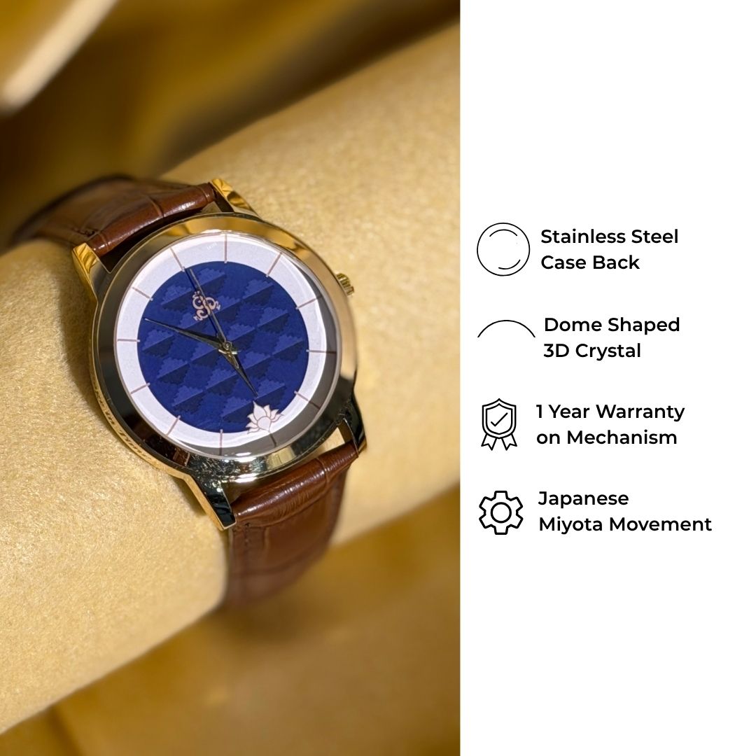 H'OURS MH15 | Men's Watch | Classic Leather Strap| Quartz Movement