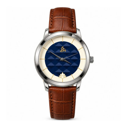 H'OURS MH15 | Men's Watch | Classic Leather Strap| Quartz Movement