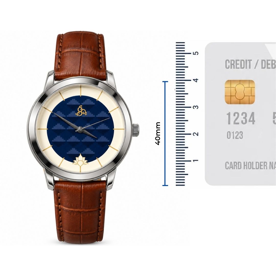 H'OURS MH15 | Men's Watch | Classic Leather Strap| Quartz Movement