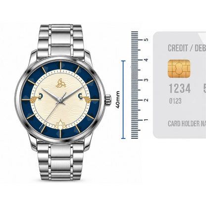 H'OURS MH15 OG | Stainless Steel Strap | Men's Watch | Quartz Movement