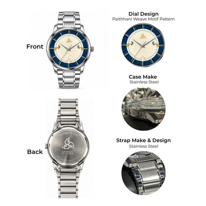 H'OURS MH15 OG | Stainless Steel Strap | Men's Watch | Quartz Movement