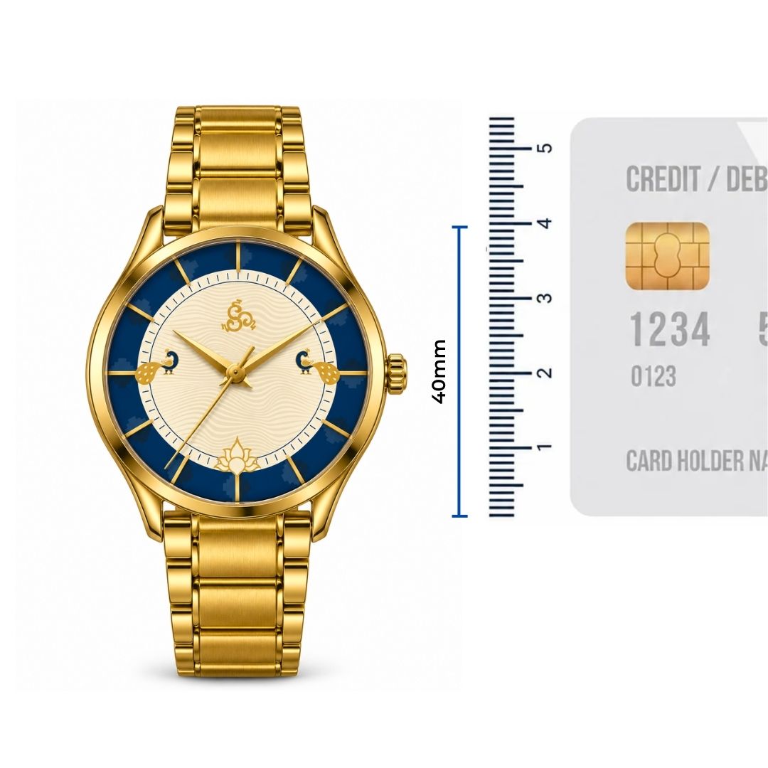 H'OURS MH15 OG | Stainless Steel Strap | Men's Watch | Quartz Movement