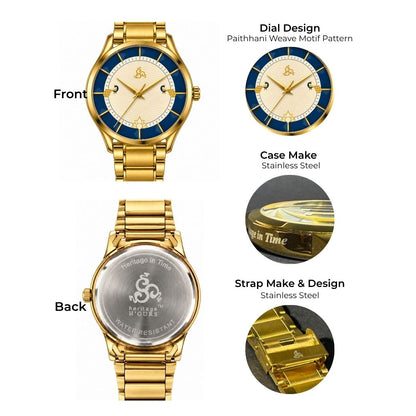 H'OURS MH15 OG | Stainless Steel Strap | Men's Watch | Quartz Movement