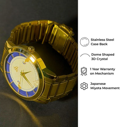 H'OURS MH15 OG | Stainless Steel Strap | Men's Watch | Quartz Movement