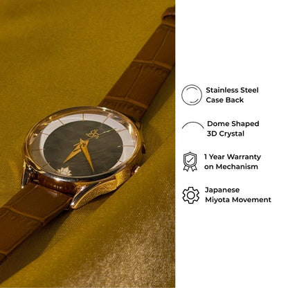 H'OURS MH15 2.0 | Women's Watch | Quartz Movement | Classic Leather