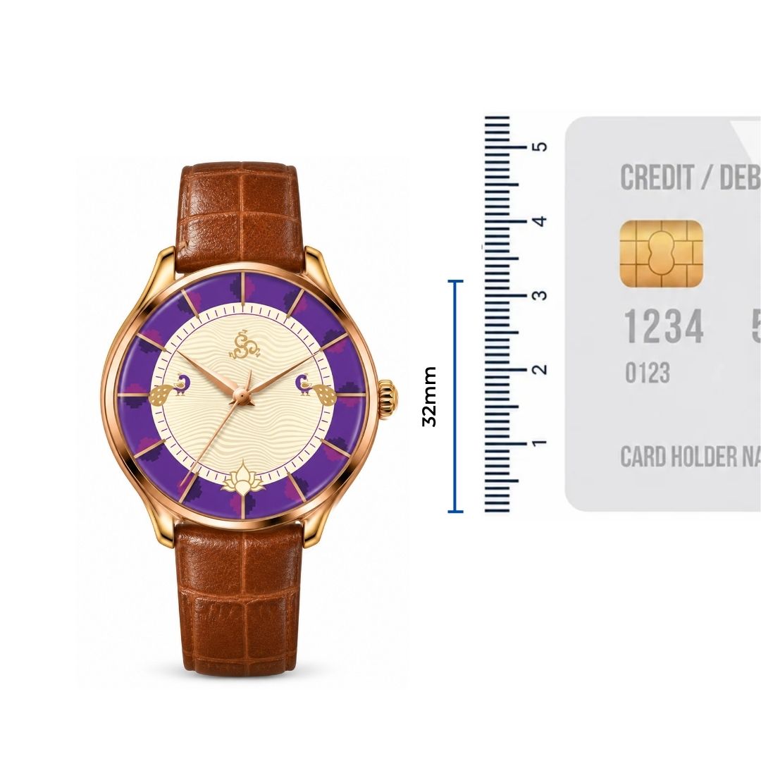 H'OURS MH15 2.0 | Women's Watch | Quartz Movement | Classic Leather
