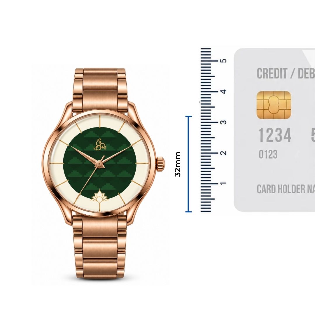 H'OURS MH15 2.0 | Women's Watch | Quartz Movement | Rose Gold