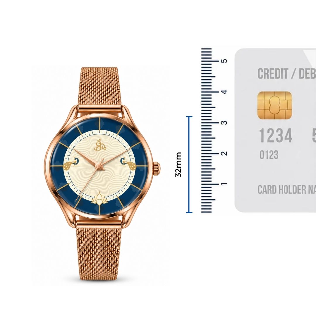 H'OURS MH15 OG | Women's Watch | Quartz Movement | Mesh Belt