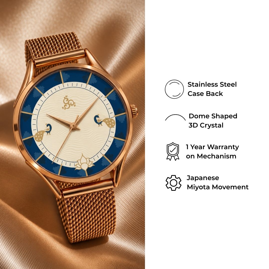 H'OURS MH15 OG | Women's Watch | Quartz Movement | Mesh Belt