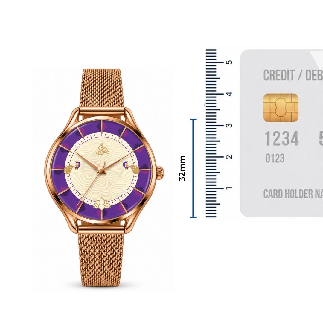 H'OURS MH15 OG | Women's Watch | Quartz Movement | Mesh Belt