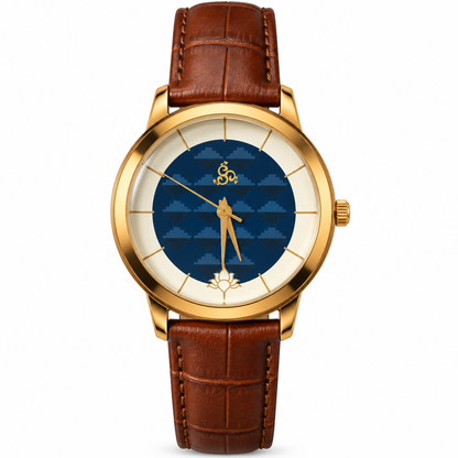 H'OURS MH15 | Men's Watch | Classic Leather Strap| Quartz Movement