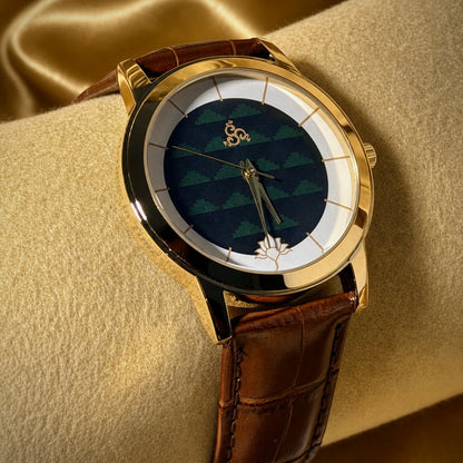 H'OURS MH15 | Men's Watch | Classic Leather Strap| Quartz Movement