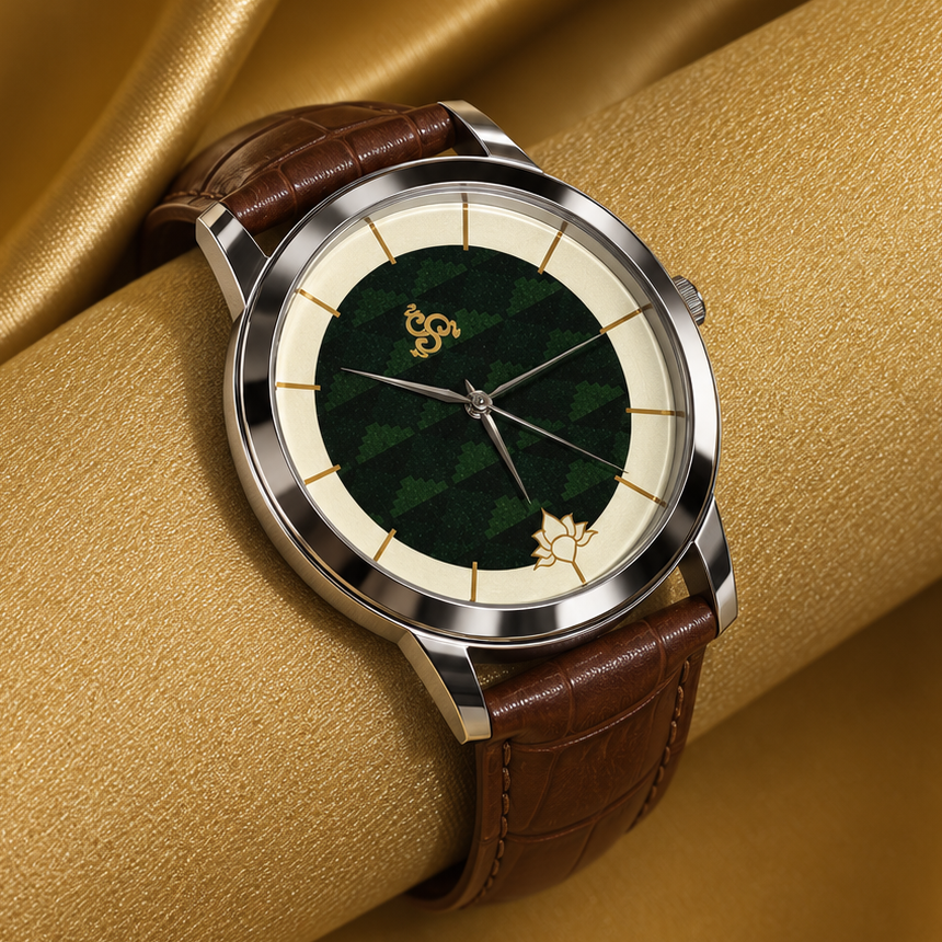 H'OURS MH15 | Men's Watch | Classic Leather Strap| Quartz Movement